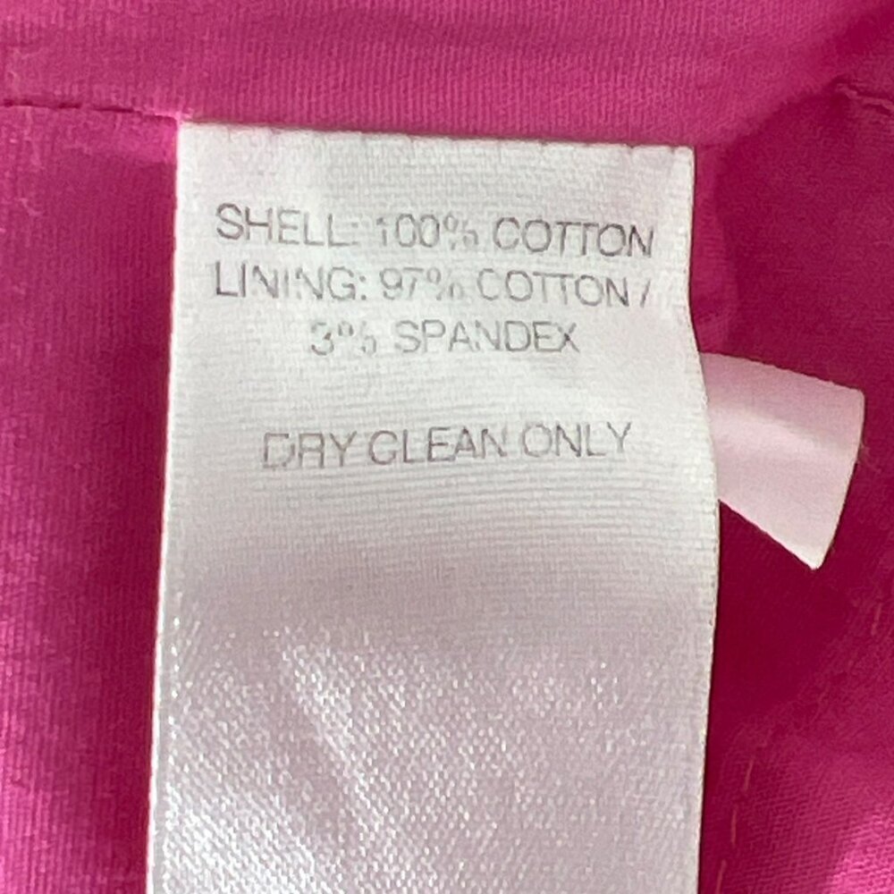 VINEYARD VINES Embroidered Eyelet Fish Strapless Dress Pink Sz 6 EUC - Picture 7 of 7